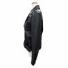 アクネストゥディオズ LEATHER BIKER JACKET レザー バイカー ライダースジャケット ブラック 34 レディース