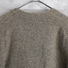 Leather Button Wool Cardigan