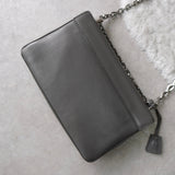 Leather Chain Shoulder Bag - NEWSED