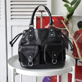 Leather Hand Bag - NEWSED