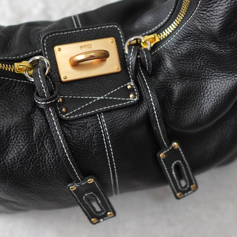 Leather One Shoulder Bag｜Made in Italy - NEWSED