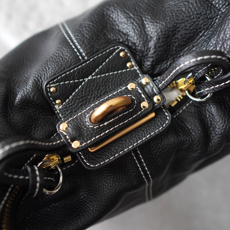 Leather One Shoulder Bag｜Made in Italy - NEWSED