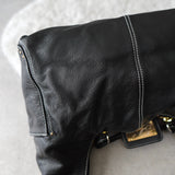 Leather One Shoulder Bag｜Made in Italy - NEWSED