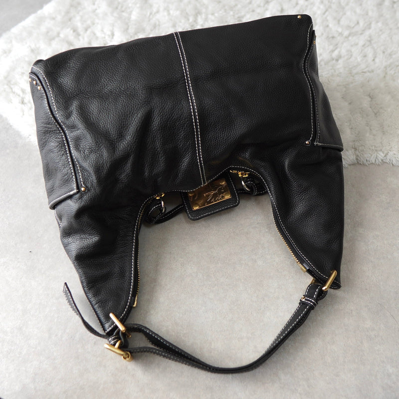 Leather One Shoulder Bag｜Made in Italy - NEWSED