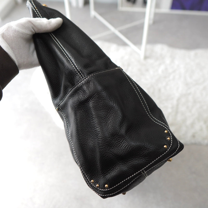 Leather One Shoulder Bag｜Made in Italy - NEWSED