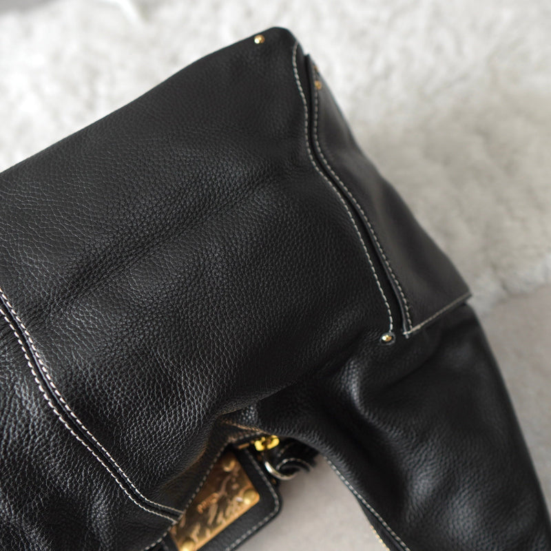 Leather One Shoulder Bag｜Made in Italy - NEWSED