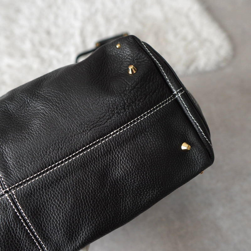 Leather One Shoulder Bag｜Made in Italy - NEWSED