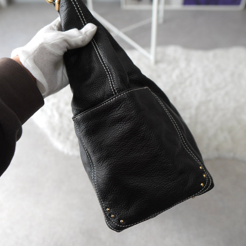 Leather One Shoulder Bag｜Made in Italy - NEWSED