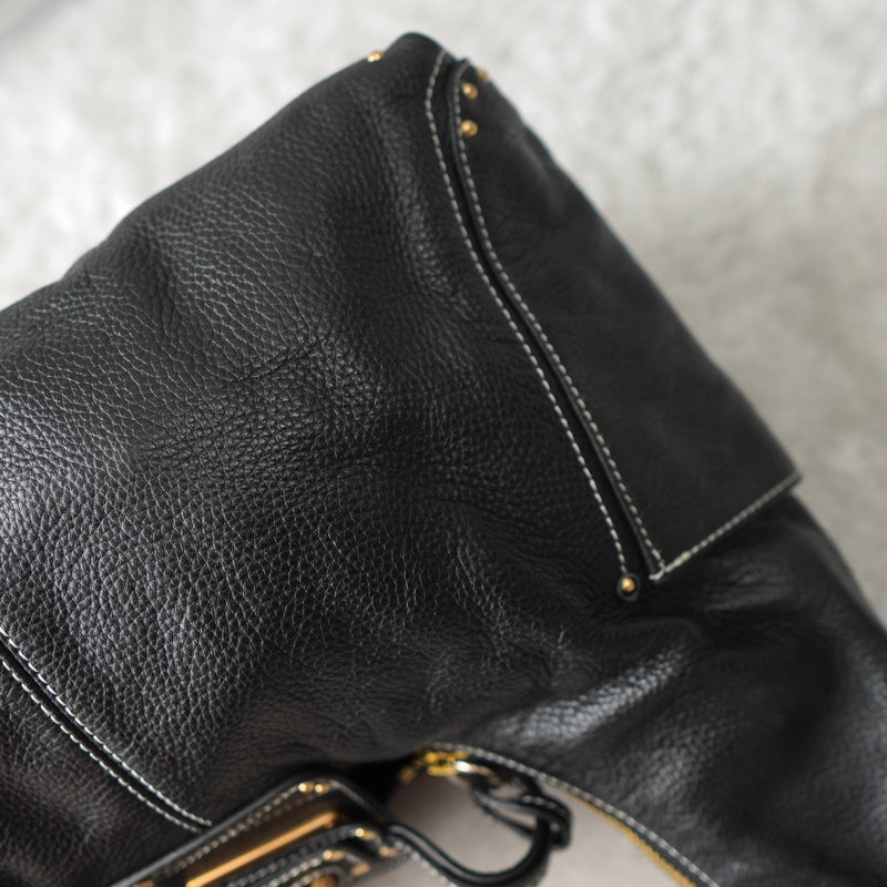 Leather One Shoulder Bag｜Made in Italy - NEWSED