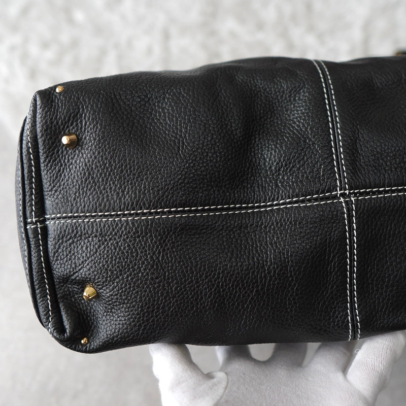 Leather One Shoulder Bag｜Made in Italy - NEWSED