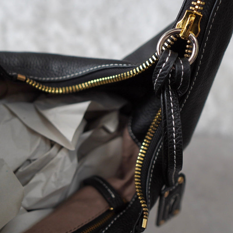 Leather One Shoulder Bag｜Made in Italy - NEWSED