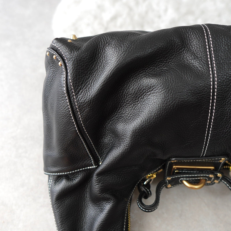 Leather One Shoulder Bag｜Made in Italy - NEWSED