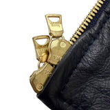 ア ベイシング エイプ LEATHER SHARK HOODIE JACKET シャークパーカー レザージャケット ネイビー M メンズ - NEWSED