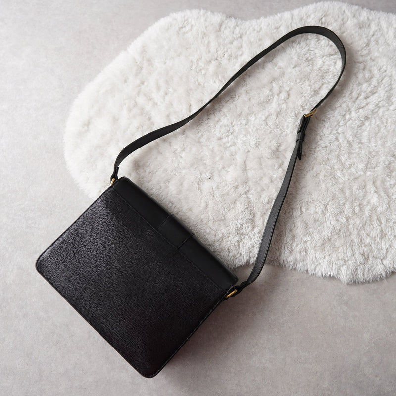 Leather Shoulder Bag - NEWSED