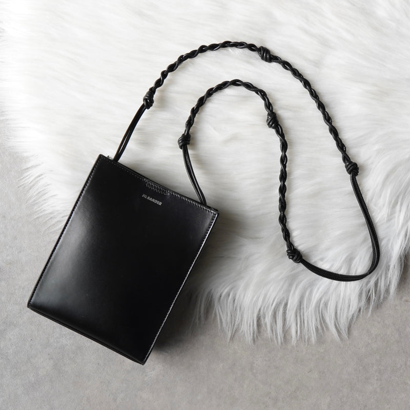 ジルサンダー タングル スモール レザー ショルダーバッグ ブラック