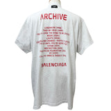 バレンシアガ ダメージ加工 Limited Edition 116/1000 半袖Ｔシャツ ライトグレー 1 メンズ - NEWSED