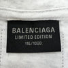 バレンシアガ ダメージ加工 Limited Edition 116/1000 半袖Ｔシャツ ライトグレー 1 メンズ