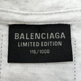 バレンシアガ ダメージ加工 Limited Edition 116/1000 半袖Ｔシャツ ライトグレー 1 メンズ - NEWSED