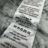 シュプリーム LINED FLANNEL SNAP SHIRT バックロゴ刺繍 裏地ボア 長袖シャツ ジャケット ブルー M メンズ - NEWSED