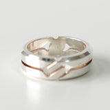 Locking Silver Ring Size:16 - NEWSED