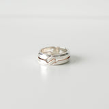 Locking Silver Ring Size:16 - NEWSED