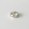 Locking Silver Ring Size:16