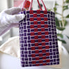 Logo basket hand bag