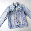 Logo batched denim jacket