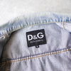 Logo batched denim jacket