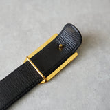 Logo buckle leather belt - NEWSED