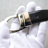 Logo buckle leather belt - NEWSED