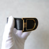 Logo buckle leather belt - NEWSED