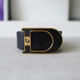 Logo buckle leather belt - NEWSED