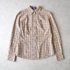 Logo embroidere burberry checked shirt