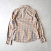 Logo embroidere burberry checked shirt