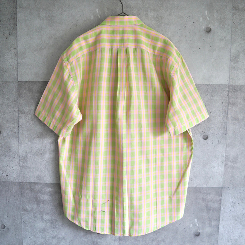 Logo embroidered check shirt｜Made in Italy - NEWSED