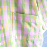 Logo embroidered check shirt｜Made in Italy - NEWSED