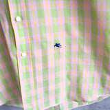 Logo embroidered check shirt｜Made in Italy - NEWSED