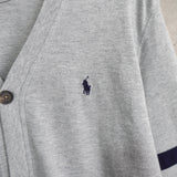 Logo Embroidery Arm Line Cardigan - NEWSED