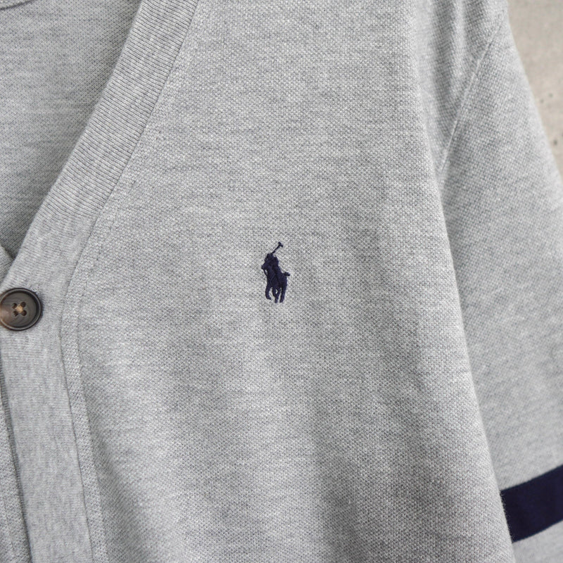 Logo Embroidery Arm Line Cardigan - NEWSED