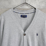 Logo Embroidery Arm Line Cardigan - NEWSED