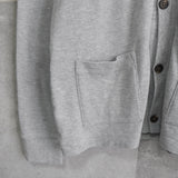 Logo Embroidery Arm Line Cardigan - NEWSED