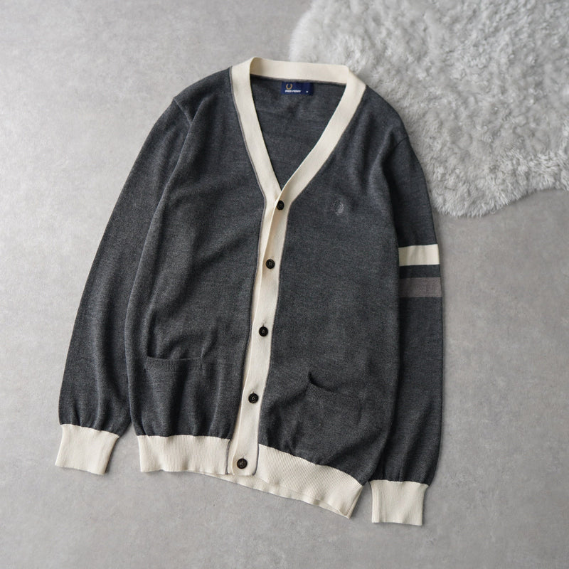 Logo Embroidery Cardigan - NEWSED