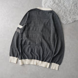 Logo Embroidery Cardigan - NEWSED