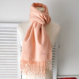 Logo Embroidery Cashmere Muffler - NEWSED