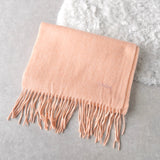 Logo Embroidery Cashmere Muffler - NEWSED