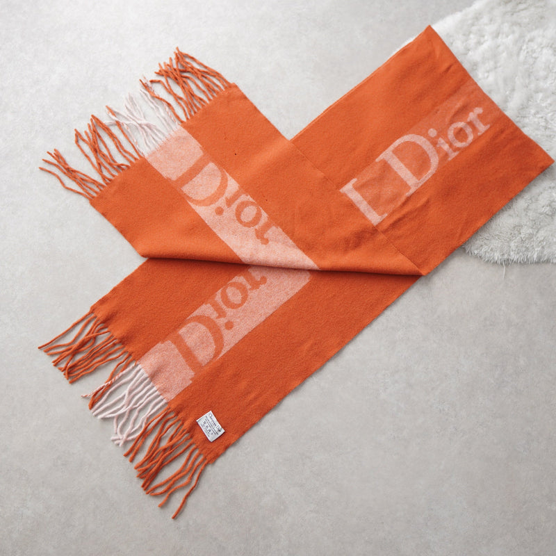 Logo Embroidery Cashmere Muffler｜Made in Scotland - NEWSED