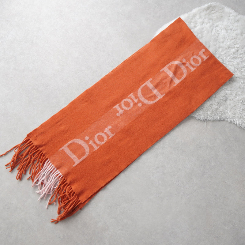 Logo Embroidery Cashmere Muffler｜Made in Scotland - NEWSED