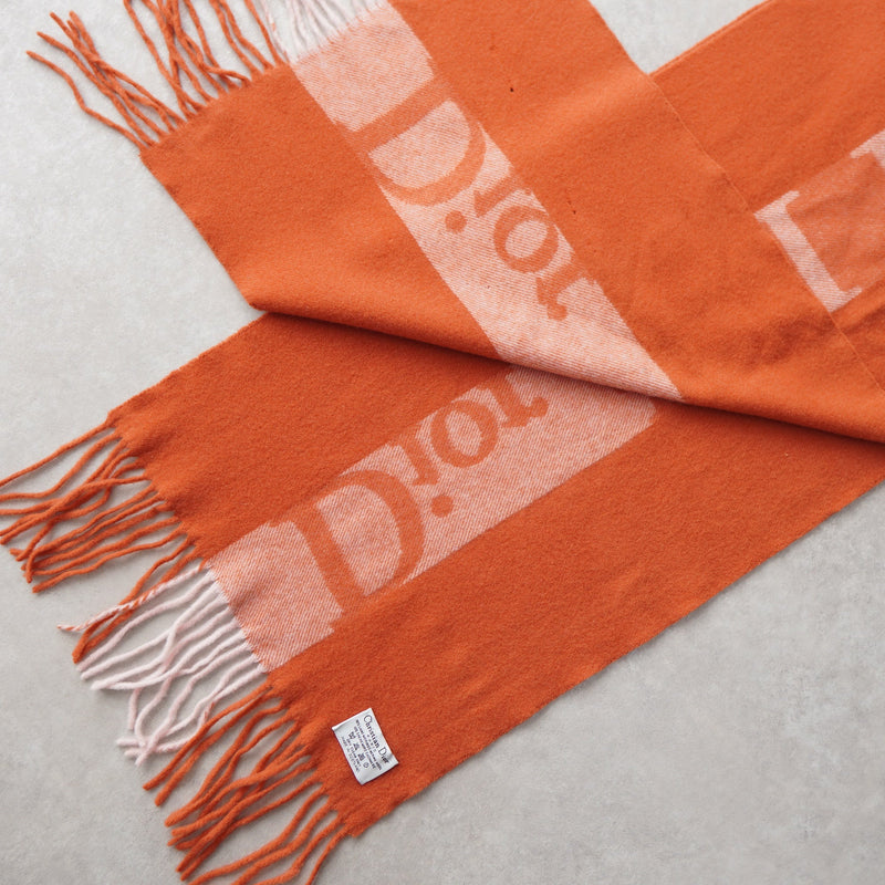 Logo Embroidery Cashmere Muffler｜Made in Scotland - NEWSED