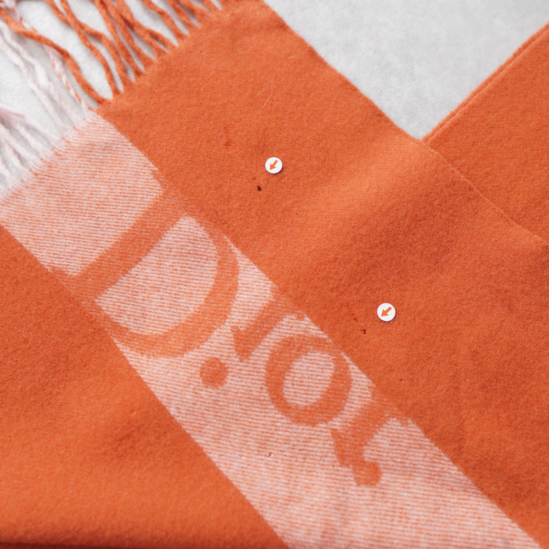 Logo Embroidery Cashmere Muffler｜Made in Scotland - NEWSED